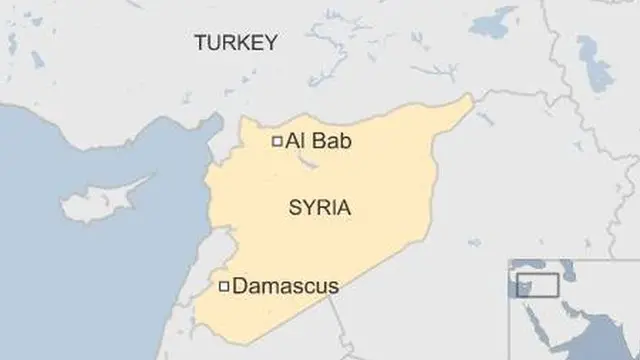 Map of Al-Bab