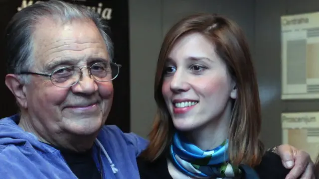 Боривоје Бора Тодоровић са ћерком Даном