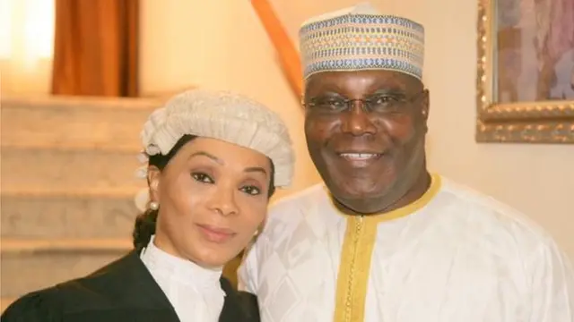 Atiku Abubakar da matarsa Jennifer