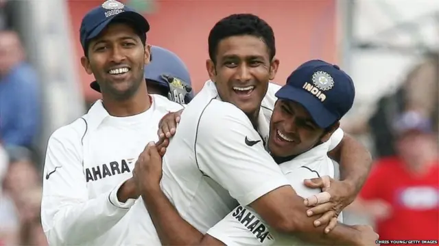 वसिम जाफर, अनिल कुंबळे