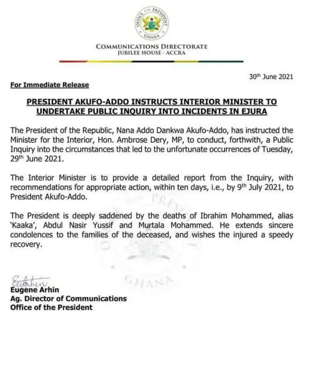 Nana Akufo Adsdo speech