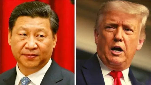 શી જિનપિંગ અને ડોનાલ્ડ ટ્રમ્પ