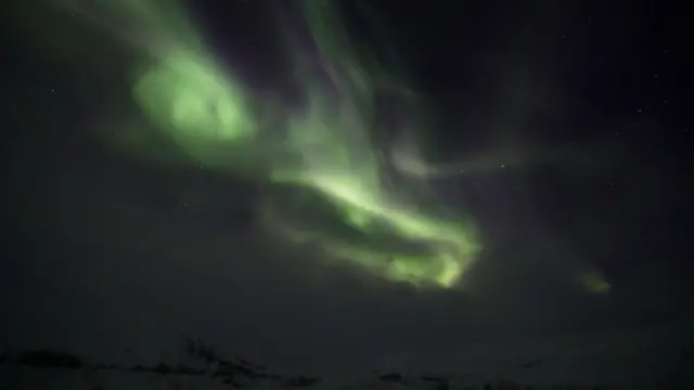 Aurora boreal.