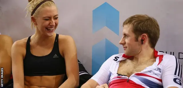 Laura Trott e Jason Kenny