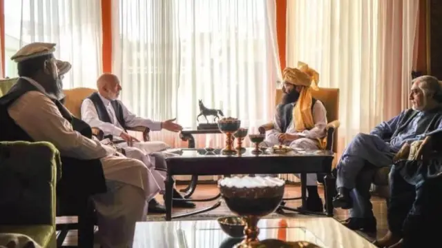 عبدالله عبدالله، انس حقانی، حامد کرزی، فضل هادی مسلمیار