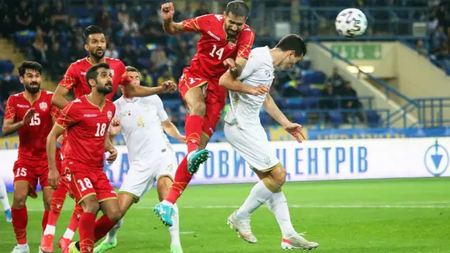 بحرین در بازی دوستانه مقابل اوکراین به تساوی یک بر یک رسید