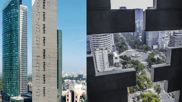 Vistas de las dos caras posteriroes del edificio