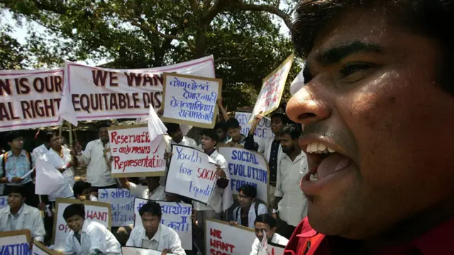 ओबीसी रिज़र्वेशन के लिए प्रदर्शन