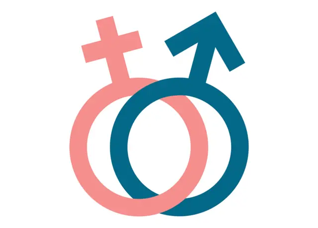 Simbolos de hombre y mujer