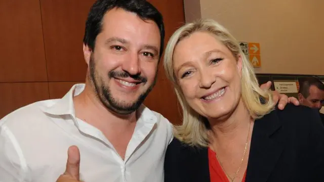 Маттео Сальвини, Марин Ле Пен