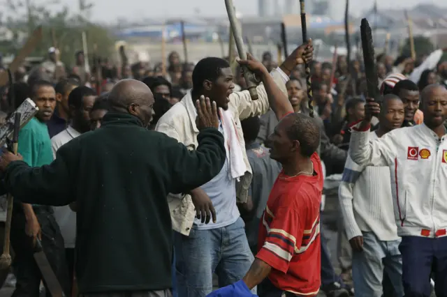 Àwọn olùwọ́de ní orílẹ̀èdè South Africa