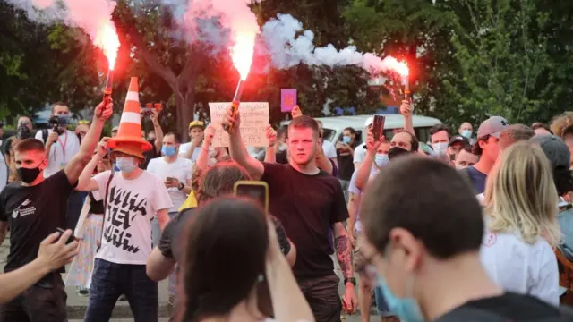 Акція на підтримку Сергія Стерненка. Київ, 15 червня 2020 року