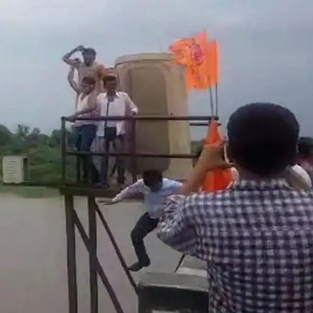 औरंगाबाद: गोदावरीत उडी मारताना काकासाहेब शिंदे