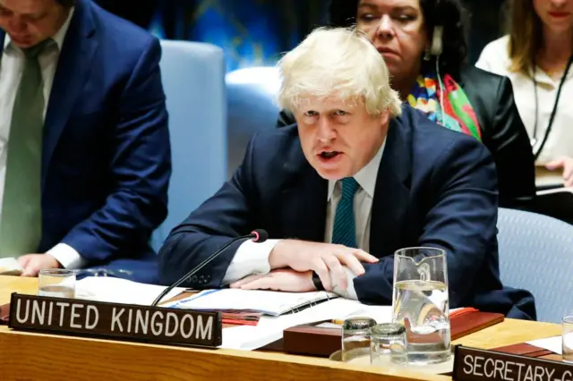 பிரிட்டன் வெளியுறவுச் செயலர் போரிஸ் ஜான்சன்