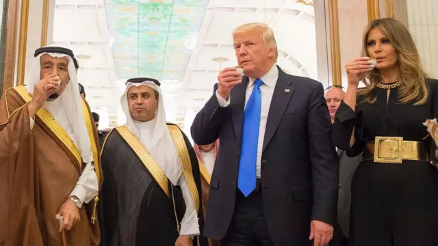 ترامپ و ملک سلمان