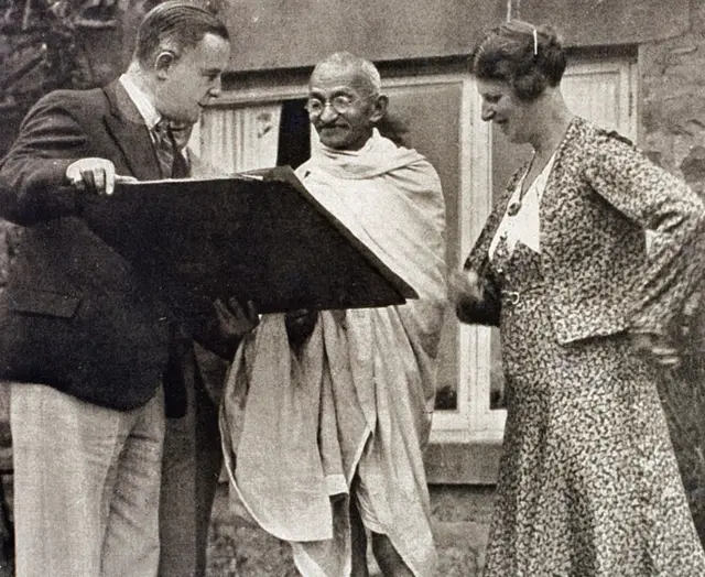 લંડનમાં મહાત્મા ગાંધી