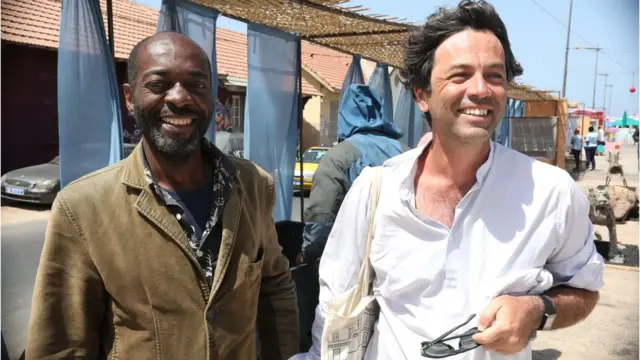 Nicolas Dahan et Maurice Pefura