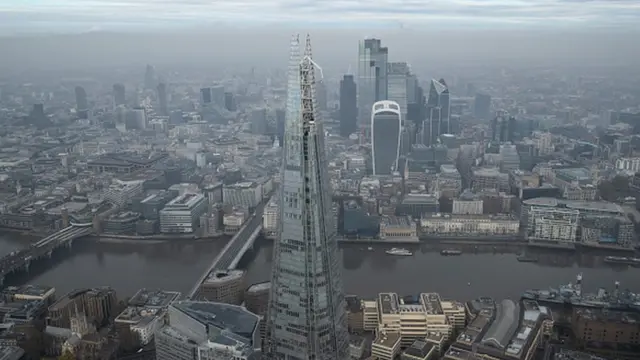Londra'da Katar'ın sahibi olduğu Shard binası