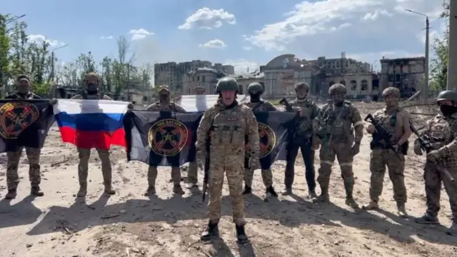 Очільник найманців "Вагнера" Євгеній Пригожин заявляє про захоплення Бахмуту 20 травня