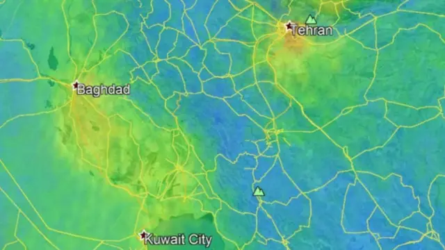 ટ્રોપોમી ઈન્સ્ટ્રુમેન્ટ વડે મેળવવામાં આવેલા ડેટાનો ખ્યાલ આપતો ફોટોગ્રાફ