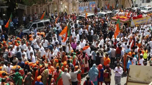 રોડ શોની તસવીર