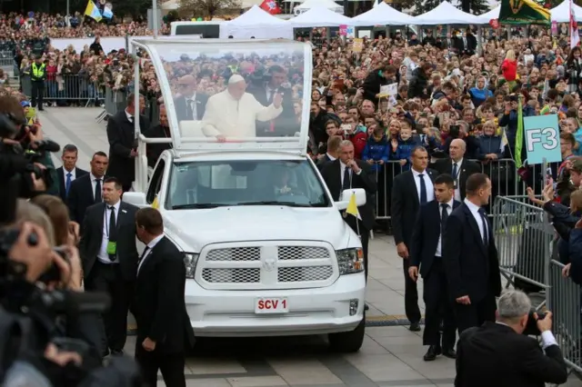El papa Francisco en Lituania.
