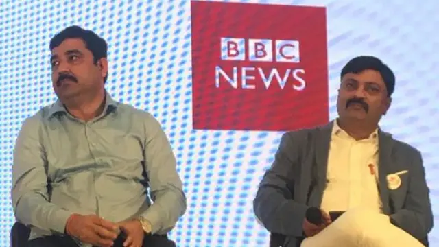 ગુજરાત બીજેપી આઈટી સેલના પંકજ શુક્લ (ડાબે) તથા કોંગ્રેસ આઈટી સેલના હેમાંગ રાવલની તસવીર