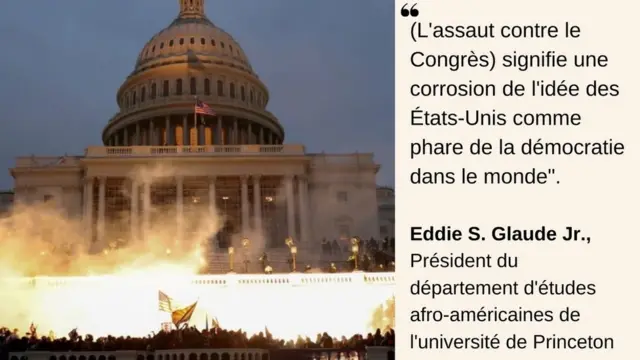 L'attaque du Capitole est un "effondrement des États-Unis en tant que superpuissance, au moins d'une manière symbolique".