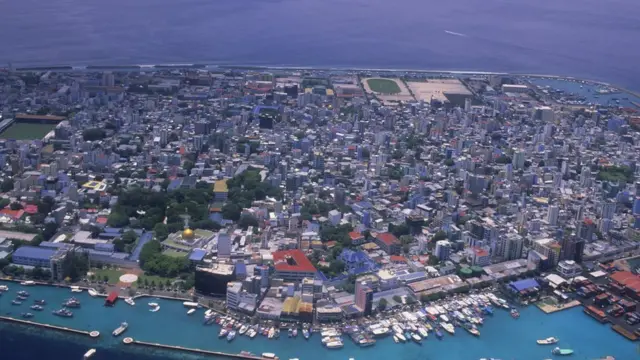 మాల్దీవుల ఏరియల్ వ్యూ