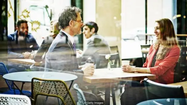 Ilustrasi kolega di tempat kerja