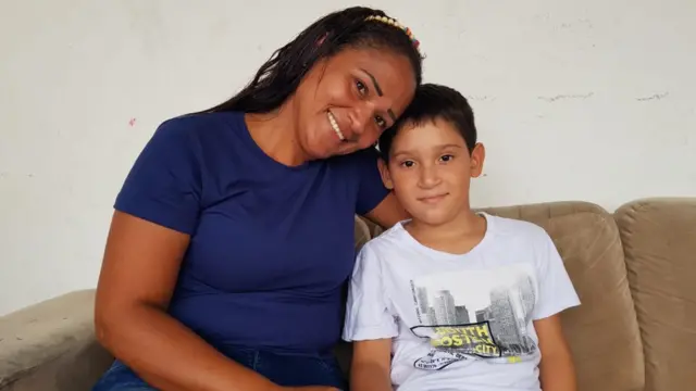 Jairobis e o filho Santiago