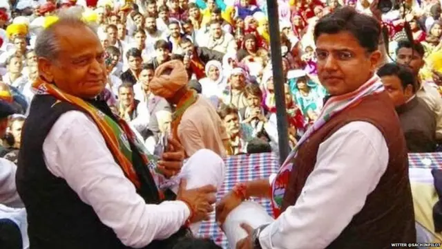 अशोक गहलोत, सचिन पायलट