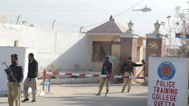 کوټه کې پولیس پر روزنیز مرکز برید