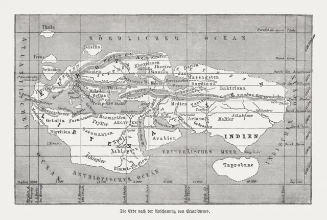 Mapa-múndi segundo Eratóstenesmelhor horário para jogar betanoCirene. Gravuramelhor horário para jogar betanomadeira, publicadamelhor horário para jogar betano1888.