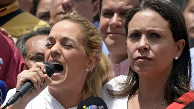 Lilian Tintori y María Corina Machado