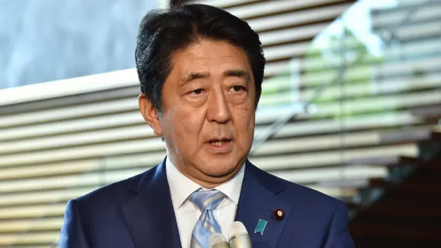 Shinzo Abe, primer ministro de Japón