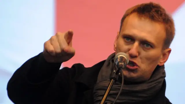 Alexei Navalny líder opositor en Rusia