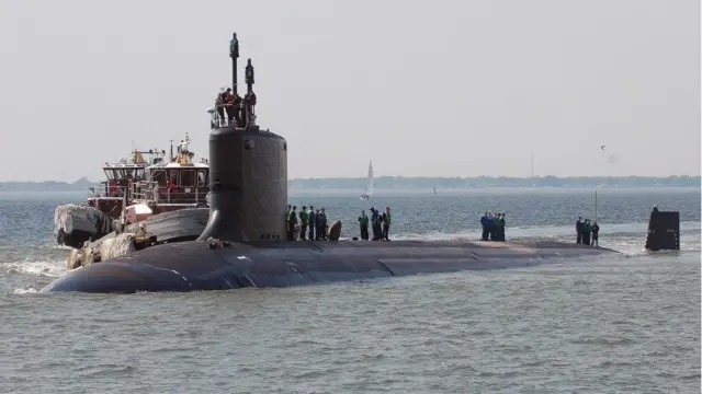 미국 핵 추진 잠수함 '노스캐롤라이나'