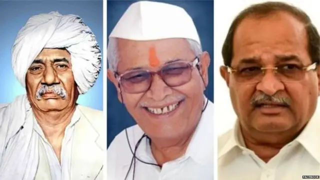 विठ्ठलराव विखे, बाळासाहेब विखे आणि राधाकृष्ण विखे पाटील