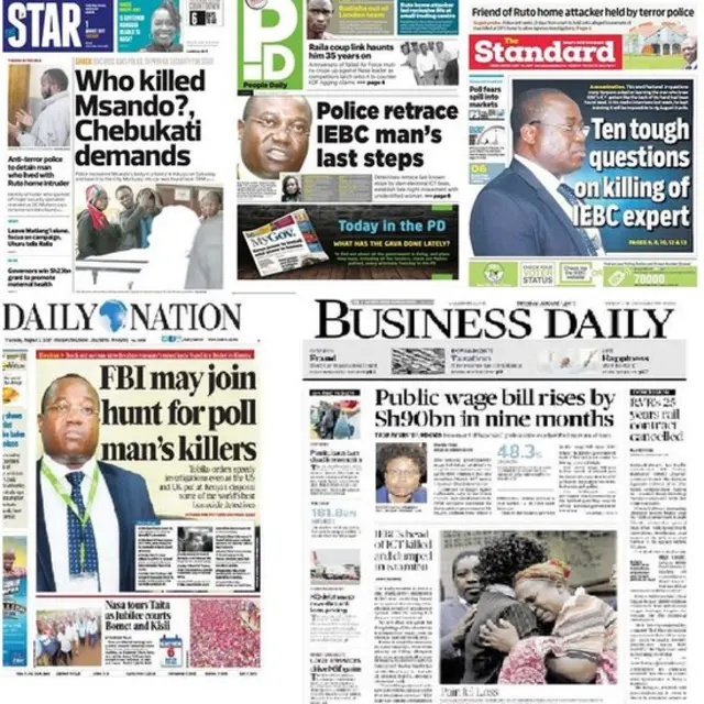 Les journaux ont fait leurs unes sur cette affaire et exigent des réponses des autorités.