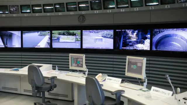 வெள்ளத்தடுப்பு அமைப்பின் கட்டுப்பாட்டு அறை