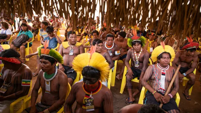 Encontro Mebengokre, na Terra Indígena Capoto Jarina