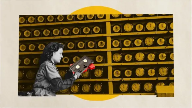 Una ilustración de una videoteca