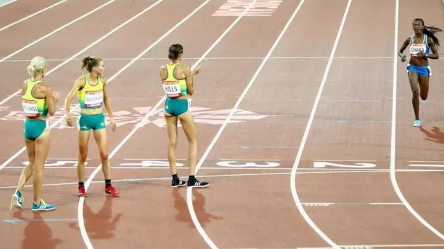 লিনিও চাকা দৌড়ে আসছেন ফিনিশিং লাইনের দিকে।