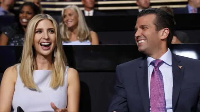 Ivanka Trump ve Donald Trump Jr