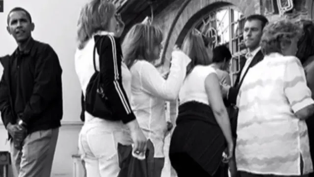 Barack Obama en Moscú.