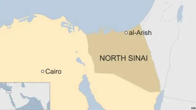 इजिप्तचा नकाशा