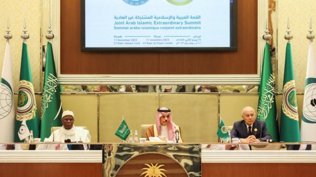 「アラブ連盟」と「イスラム協力機構」の臨時の合同首脳会議