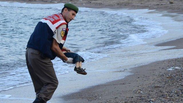 Policial carrega o corpolotofácil da independênciaAlan Kurdi