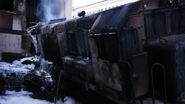 آثار الحريق